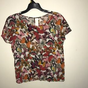 Forever 21 butterfly blouse